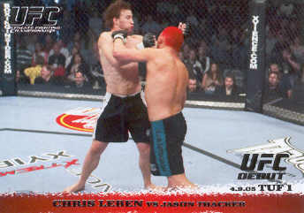 2009 Topps UFC Round 1 #20 Chris Leben/Jason Thacker