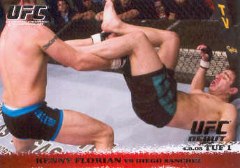 2009 Topps UFC Round 1 #26 Kenny Florian/Diego Sanchez
