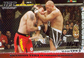 2009 Topps UFC Round 1 #34 Brandon Vera/Fabiano Scherner