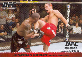 2009 Topps UFC Round 1 #35 Jonathan Goulet/Jay Hieron
