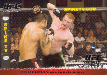 2009 Topps UFC Round 1 #44 Ed Herman/Kendall Grove