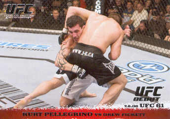 2009 Topps UFC Round 1 #48 Kurt Pellegrino/Drew Fickett