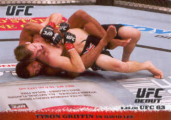 2009 Topps UFC Round 1 #52 Tyson Griffin/David Lee