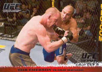 2009 Topps UFC Round 1 #68 Rob Emerson/Gray Maynard
