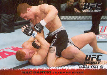 2009 Topps UFC Round 1 #75 Mac Danzig/Tommy Speer