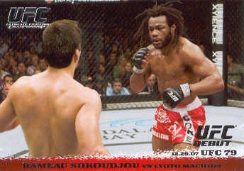 2009 Topps UFC Round 1 #77 Rameau Sokoudjou/Lyoto Machida