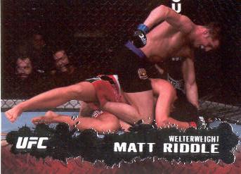 2009 Topps UFC #52 Matt Riddle