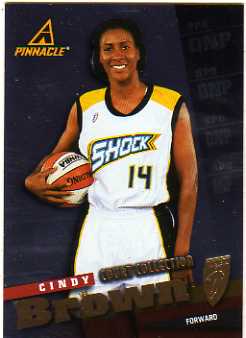 1998 Pinnacle WNBA Court Collection #49 Cindy Brown