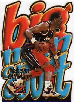1996-97 Z-Force Big Men on the Court #7 Hakeem Olajuwon