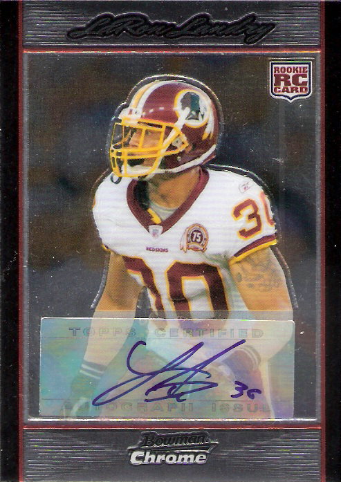 2007 Bowman Chrome Rookie Autographs #BC108 LaRon Landry I