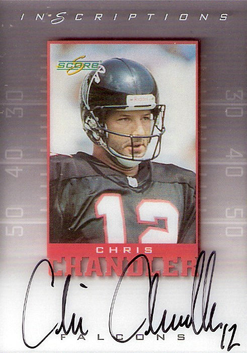1999 Score Supplemental Inscriptions #CC12 Chris Chandler