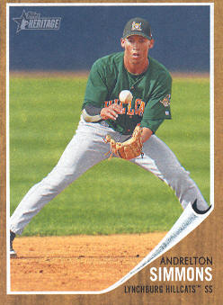 2011 Topps Heritage Minors #1 Andrelton Simmons