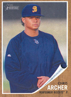 2011 Topps Heritage Minors #3 Chris Archer