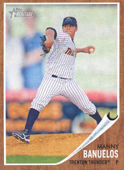 2011 Topps Heritage Minors #4 Manny Banuelos