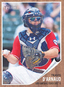 2011 Topps Heritage Minors #9 Travis D'Arnaud