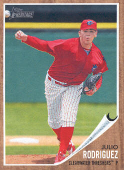 2011 Topps Heritage Minors #10 Julio Rodriguez