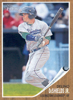 2011 Topps Heritage Minors #11 Delino DeShields Jr.