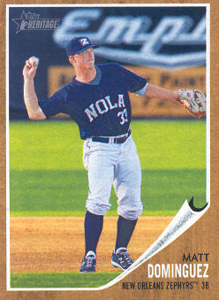 2011 Topps Heritage Minors #12 Matt Dominguez