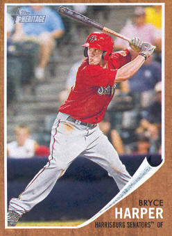 2011 Topps Heritage Minors #16 Bryce Harper