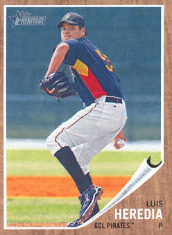 2011 Topps Heritage Minors #18 Luis Heredia