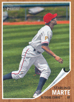 2011 Topps Heritage Minors #25 Starling Marte
