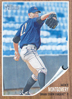 2011 Topps Heritage Minors #30 Mike Montgomery