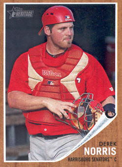 2011 Topps Heritage Minors #35 Derek Norris