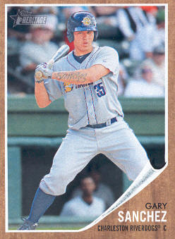 2011 Topps Heritage Minors #39 Gary Sanchez