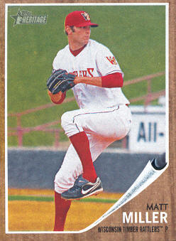 2011 Topps Heritage Minors #40 Matt Miller