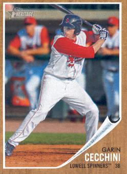 2011 Topps Heritage Minors #42 Garin Cecchini