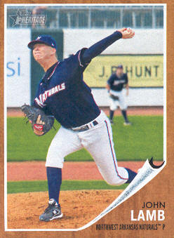 2011 Topps Heritage Minors #43 John Lamb