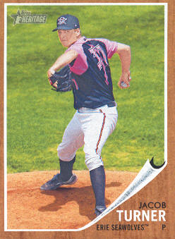 2011 Topps Heritage Minors #45 Jacob Turner
