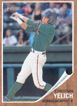 2011 Topps Heritage Minors #49 Christian Yelich