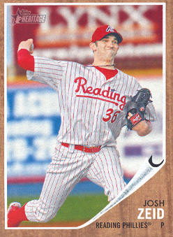2011 Topps Heritage Minors #50 Josh Zeid