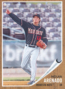 2011 Topps Heritage Minors #53 Nolan Arenado