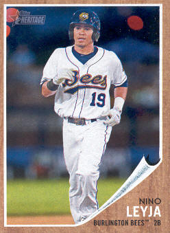 2011 Topps Heritage Minors #57 Nino Leyja