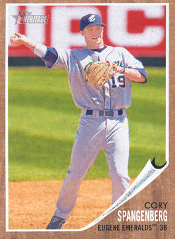 2011 Topps Heritage Minors #59 Cory Spangenberg