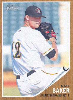 2011 Topps Heritage Minors #60 Nate Baker