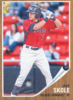 2011 Topps Heritage Minors #61 Jake Skole