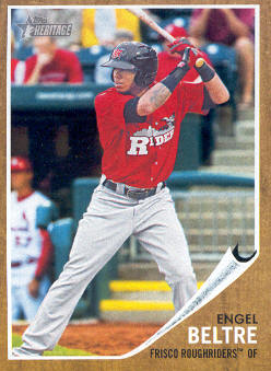 2011 Topps Heritage Minors #63 Engel Beltre