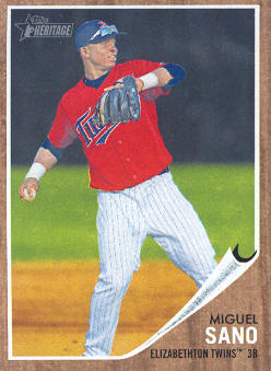 2011 Topps Heritage Minors #64 Miguel Sano
