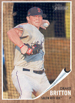 2011 Topps Heritage Minors #68 Drake Britton