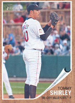 2011 Topps Heritage Minors #69 Tommy Shirley