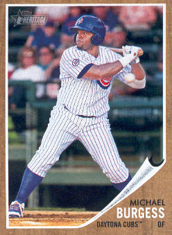 2011 Topps Heritage Minors #73 Michael Burgess