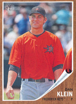 2011 Topps Heritage Minors #74 Dan Klein