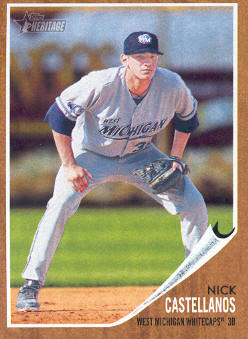 2011 Topps Heritage Minors #76 Nick Castellanos