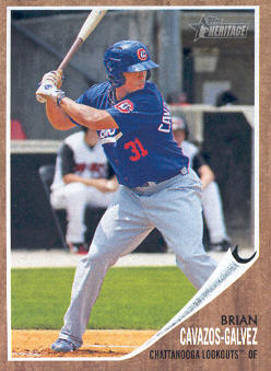 2011 Topps Heritage Minors #79 Brian Cavazos-Galvez