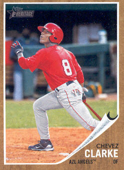 2011 Topps Heritage Minors #82 Chevez Clarke