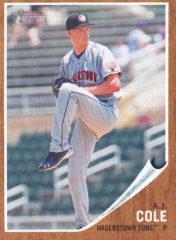2011 Topps Heritage Minors #84 A.J. Cole