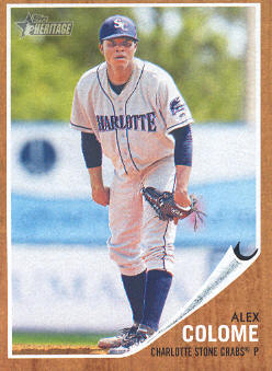 2011 Topps Heritage Minors #85 Alex Colome
